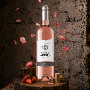 Vino Rosado Seco Castillo de Sarrion, Garnacha y Tempranillo, 11% ABV, Vino Rosado Español, 750 ml - Product Image 3