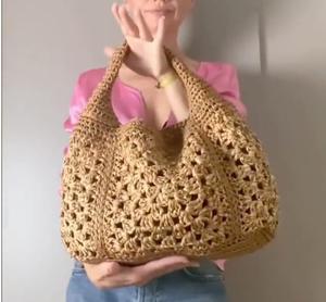Bolso de mano de algodón ecológico de moda para mujer con detalles artesanales ideal para regalar y viajar con estilo - Product Image 2