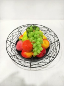 Plateau à fruits rond en métal de luxe Plateau de centre de table pour restaurant à domicile ou table de fête Bols élégants - Product Image 3