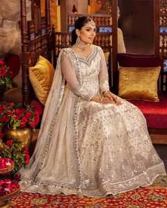 Vestido maxi blanco edición boda con tema sombra, el más hermoso para damas de todo el mundo por WS International Pakistán - Product Image 6