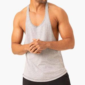 Haute rue Style coton respirant hommes sans manches débardeur musculation Fitness sport Gym Muscle chemises hommes débardeurs - Product Image 1