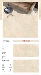 กระเบื้องพอร์ซเลนขัดเงาดิจิตอล60X120CM พรีเมี่ยมจากอินเดียกันรอยเปื้อนทนทานสำหรับอพาร์ทเมนท์ - Product Image 3