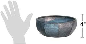 Cuenco de Metal galvanizado para fruta, Decoración de mesa, tazón duradero con soldadura de latón dorado, tazón de servicio de diseño elegante - Product Image 4