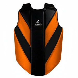 Protector de Pecho de Cuero, Suave, Ligero, Ecológico, Transpirable, Cómodo, Fácil de Usar, Estilo Simple para Boxeo, Lucha y Uso Regular - Product Image 1