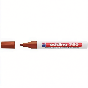 Rotulador EDDING 750 Marrón, Punta Fina de 2-4 mm para Pintar y Marcar - Product Image 3