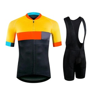Vêtements de cyclisme unisexes personnalisés à manches longues ensemble de vêtements de vélo respirant nouveau style uniforme de cyclisme pour hommes et femmes - Product Image 5