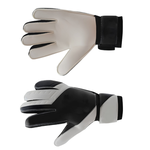 Gants de gardien de but professionnels en PU à doigts entiers avec sangle de poignet réglable pour l'entraînement de football – Vente en gros OEM - Product Image 3