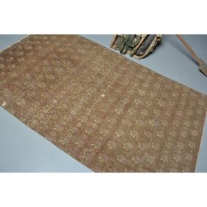 พรมตุรกีขนาด 4.5x7.8 ฟุต (136x237 ซม.) ลายสัตว์สีน้ำตาลวินเทจ - Product Image 4