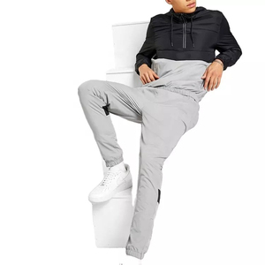 Unisex Customized 100% Cotton Nylon Half Zipper Jogging Wear Hot Selling Waterproof <b>Windproof</b> Casual TrackSuit Eco-Friendly - Product Image 5
