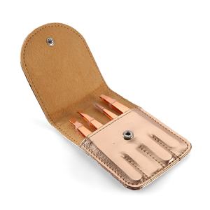 Pinces à épiler à pointe inclinée pour salons de beauté professionnels, pinces à épiler ergonomiques avec revêtement en poudre pour une épilation facile, ensemble de pinces à épiler pour les sourcils - Product Image 3