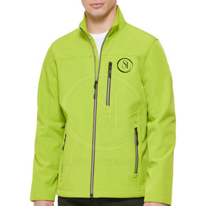 Unique Design Men's High Street Waterproof Breathable Eco-Friendly Softshell Jacket Stand Collar <b>Winter</b> Wholesale - Product Image 1