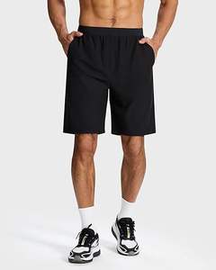 Pantalones cortos de correr de lujo para hombre de alta calidad 100% algodón hechos en fábrica ODM servicios personalizables con etiqueta personalizada sólida - Product Image 2