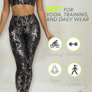 2024 grande taille femmes écologique sans couture Fitness équipement de course personnalisé entraînement en gros Yoga ensemble solide élastique taille fermeture - Product Image 4