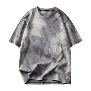OEM T-shirts pour hommes 100% coton à motifs abstraits Streetwear Tie Dye Chemise Tie Dye surdimensionnée - Product Image 6