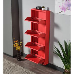 Zapatero de Hierro de Alta Calidad de 4 Niveles, Estilo Europeo, Plegable y Apilable, Organizador para Muebles del Hogar, Acero de Alta Resistencia, Sahbaz ALV-5014 - Product Image 6