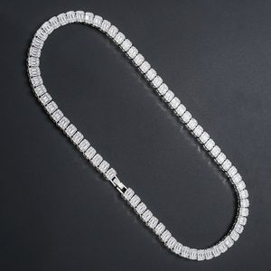 Venta caliente 14K 18K Pulsera de cadena de tenis de plata con diamante de moissanita de corte brillante para aniversario de boda o regalo - Product Image 2