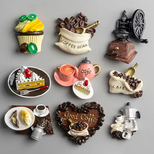 Imanes de <span class=keywords><strong>nevera</strong></span> de resina creativos en 3D al por mayor, <span class=keywords><strong>Mini</strong></span> imanes de <span class=keywords><strong>nevera</strong></span> de resina para decorar tazas de comida - Product Image 3