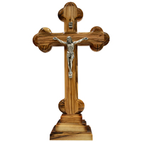 Commercio all'ingrosso decorativo fatto a mano Mini croce di legno di oliva artigianato in legno personalizzabile per la parete segni e scatole di legno