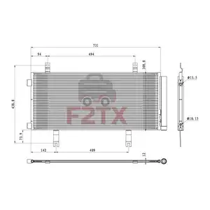 Ac Condensor 80100TVAA02 80100TVAA01 80100TWAA01 HO3030170 2018-2022 Voor Honda Accord