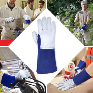 Gants de soudage TIG en cuir de chèvre de qualité supérieure résistant à la chaleur - Product Image 3