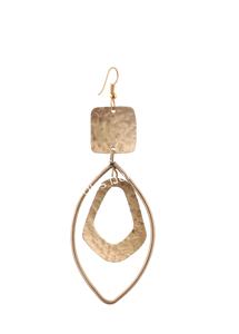 ต่างหูทองเหลืองแฟชั่นต่างหูวินเทจสุดหรูสำหรับผู้หญิงต่างหูดีไซน์เนอร์ยอดนิยมปรับขนาดได้ตามต้องการ - Product Image 4