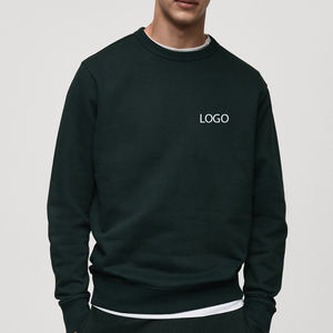 Sweat-shirt pour homme à col rond et ourlet droit, prix de gros, service OEM, matière respirante/ajustable, manches longues, 2026 - Product Image 1