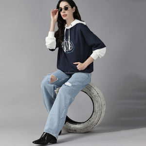 Fit2Fight Sweat-shirts pour femmes de bonne qualité, design personnalisé de qualité supérieure, sweat-shirts en coton mélangé confortables pour femmes - Product Image 4