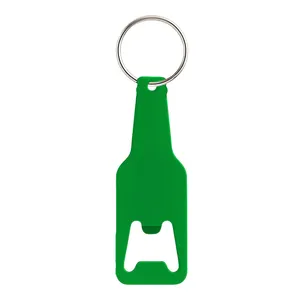 Apribottiglie Personalizzati in Alluminio con Portachiavi per Promozioni - Product Image 4