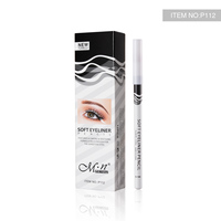 Personnalisation en gros Menow P112 12 pièces/boîte maquillage bois soyeux cosmétique blanc doux Eyeliner crayon Menow surbrillance crayon
