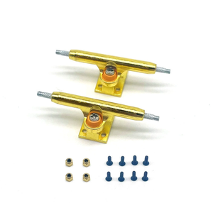 Truck de Alumínio de Eixo Único para Skateboards e Bicicletas 30mm com Porcas de Bloqueio - Product Image 4
