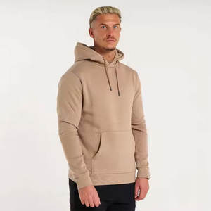 Sudadera con capucha de lana transpirable con cremallera de 300 gramos de calidad superior personalizada al por mayor para hombre estilo callejero moda invierno teñido liso - Product Image 4
