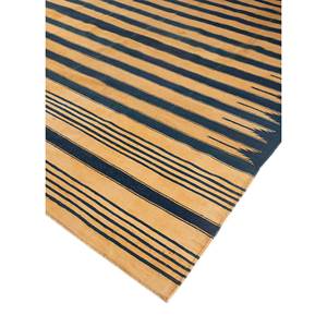 พรมขนสัตว์ทอมือลายทางทรงสี่เหลี่ยมผืนผ้า ยี่ห้อ Nayaab Gold Flat Weaves รุ่น PAEM-345 สำหรับบ้าน ห้องโถง ห้องนั่งเล่น - Product Image 2