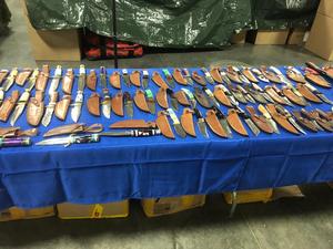 มีดดาบดามัสกัสราคาดีที่สุด ชุดรวมหลากหลายแบบ พร้อมซองหนัง ทำมือ คมเต็มที่ ไม่มีตำหนิ - Product Image 4