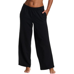 2025 coupe ample taille haute bouton coton chanvre Baggy pantalon recadrée jambe large femmes pantalon - Product Image 4