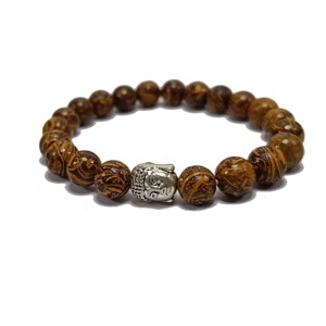 <b>Bracelet</b> Mariam jasper Buddha Crystal <b>Beads</b> Stone <b>Bracelet</b> Crystal Gemstone Fashion Jewelry <b>Men</b> and Women Gift Energy Meditation - Product Image 1