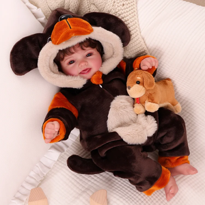 Muñeca <span class=keywords><strong>Reborn</strong></span> Bebé Mia Sonriente <span class=keywords><strong>de</strong></span> Babeside, 17 Pulgadas, Recién Nacido, Unisex, Cabeza <span class=keywords><strong>de</strong></span> Vinilo, <span class=keywords><strong>Cuerpo</strong></span> <span class=keywords><strong>de</strong></span> <span class=keywords><strong>Tela</strong></span> Suave - Product Image 6