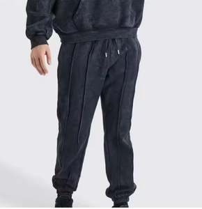 Survêtement délavé à l'acide avec 100% coton en gros disponible à des prix raisonnables survêtement pour survêtements pour hommes, respirant - Product Image 5