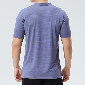 Taille XS-XL, impression de votre logo, t-shirts respirants à séchage rapide pour hommes, polyester/coton, service OEM/ODM, toile de haute qualité - Product Image 5