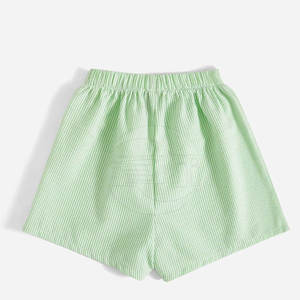 กางเกงขาสั้นลำลองเอวสูงสำหรับผู้หญิง XS ไซซ์ผ้าฝ้ายระบายอากาศมีเชือกผูกออกแบบโลโก้ได้ตามต้องการ - Product Image 2