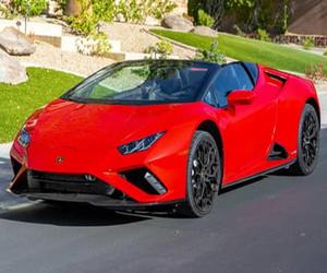 Lamborghini Huracán EVO RWD Spyder 2021, 602 ch V10, système de levage de l'essieu avant, Rosso Mars, jantes de 20 pouces - Product Image 5