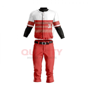 Ensemble d'uniformes de baseball sublimés à impression personnalisée comprenant un maillot et un pantalon en polyester léger respirant Vente parfaite - Product Image 4