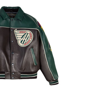 แจ็คเก็ตหนังแท้ Avirex สำหรับผู้หญิง ราคาดีที่สุด แจ็คเก็ตฤดูหนาวคุณภาพพรีเมียม กันลม กันน้ำ มีทุกขนาด - Product Image 2