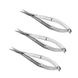 Logotipo de marca personalizado Nuevas tijeras Manicure Spring Action Extra Sharp Russian 2025 Straight Curved Micro Scissors - Product Image 2