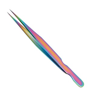 Pinces antidérapantes, pointe en fibre haute densité pour extensions de cils et sourcils, outils de beauté professionnels de précision - Product Image 3