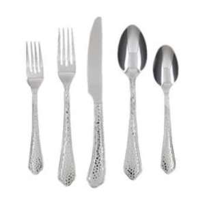 Juego de cubiertos de acero inoxidable pulida con textura suave y borde contemporáneo para cenas elegantes - Product Image 3