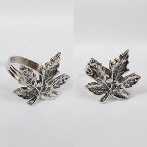 Anneau de serviette en aluminium argent doublure ronde nickelé porte-serviette en vrac fait à la main meilleure qualité utilisation pour Restaurant - Product Image 3