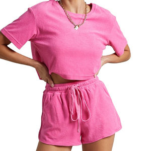 Bermuda mode d'été de haute qualité pour femmes Logo personnalisé Design respirant avec short délavé coloré pour femmes - Product Image 1