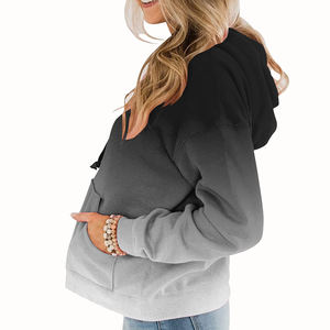 Conjunto de sudaderas con capucha de alta calidad para mujer, sudaderas con capucha bordadas personalizadas para mujer, Sudadera con capucha de talla estadounidense para mujer - Product Image 3