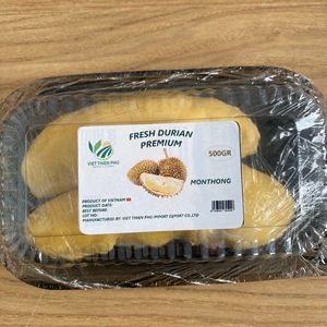 VIET THIEN PHU alta calidad congelado Durian fruta entera sabor dulce saludable abril Durian Vietnam IQF agua congelada embalaje a granel - Product Image 1