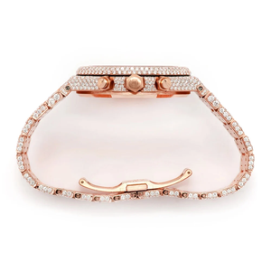 นาฬิกากลไกอัตโนมัติ VVS Moissanite ดีไซเนอร์หรูแนวสปอร์ตแฟชั่นฮิปฮอปเพชร - Product Image 3